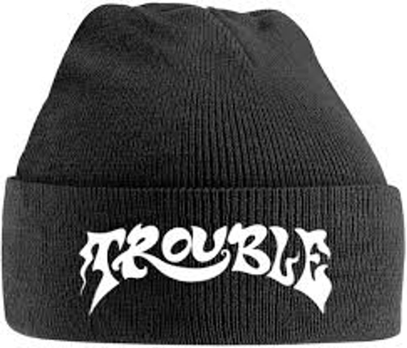 TROUBLE: Logo BEANIE