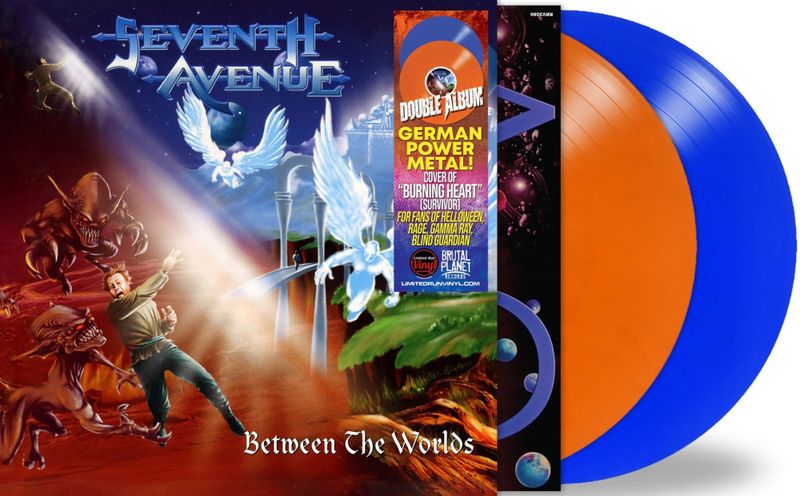 SEVENTH AVENUE: Between The Worlds LPx2/blue & orange vinyl *PRE-ORDER*