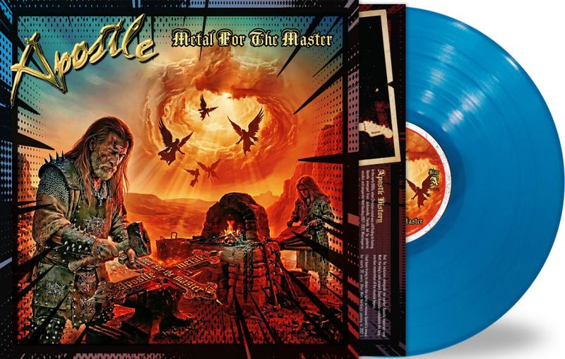 APOSTLE: Metal For The Master LP/blue vinyl *PRE-ORDER*