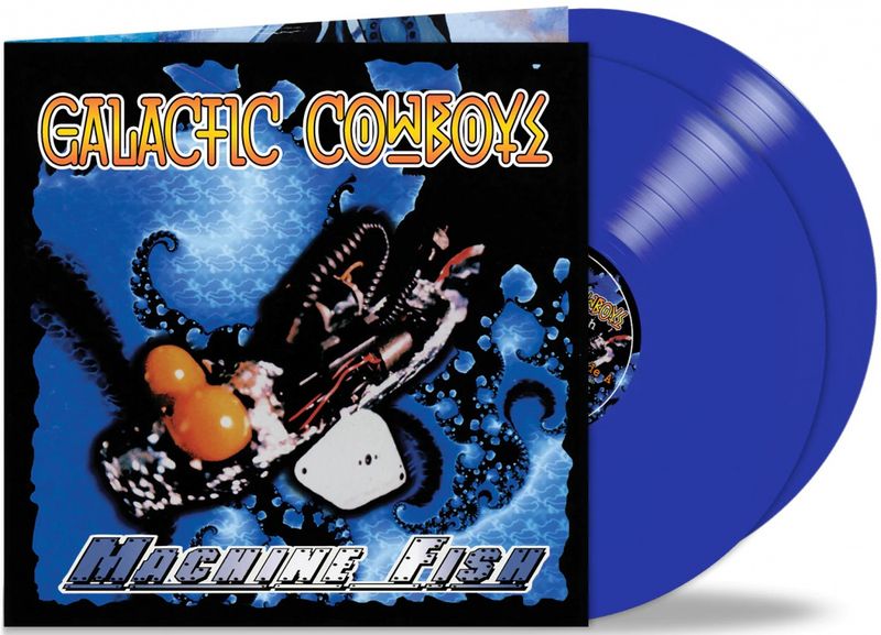 GALACTIC COWBOYS: Machine Fish + Feel The Rage LPx2/Blue vinyl S